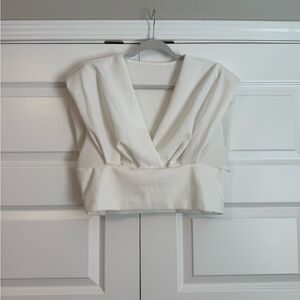 Elegant White Women's Top